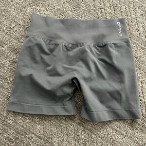 DFYNE Gray High-Waisted Shorts